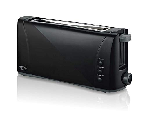 Torradeira HAEGER Dark Sun (1000 W - Capacidade: 1.2 kg) HAEGER - Torradeiras - 1000 W, 1.2 kg