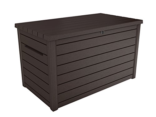 Armário de Jardim KETER Ontario (Marron - Aço - 147x83x86cm) KETER - Caixas de armazenamento externas - aço, 870 litros, fecho e chave, 147x83x86cm