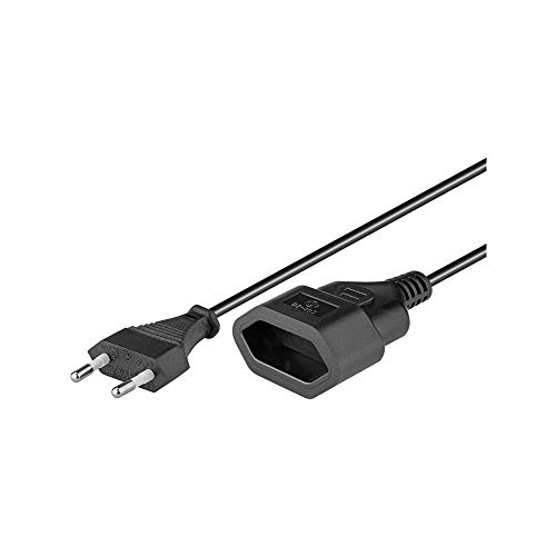 Cabo de Energia GOOBAY 50510 5m Preto, Branco Goobay - Fios e cabos elétricos - 5m, preto, usb 2.0