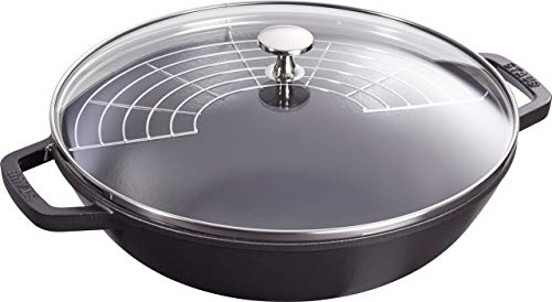 Frigideira STAUB 1312923 (Alumínio - Preto) STAUB - Woks - alumínio, preto, indução