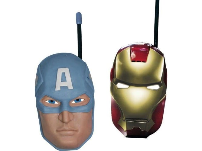 Walkie-Talkie IMC TOYS The Avengers (Idade Mínima: 3 anos) IMC Toys - Rádios bidirecionais - conversor, chamada, resposta, 400 metros