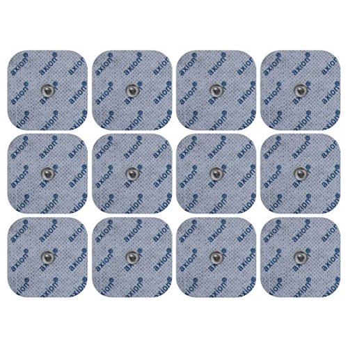 Conjunto de Eléctrodes para Eletroestimulação Vitalcontrol axion - Suprimentos médicos - 12 eléctrodes, autoadesivos, reutilizáveis, compatível Vitalcontrol
