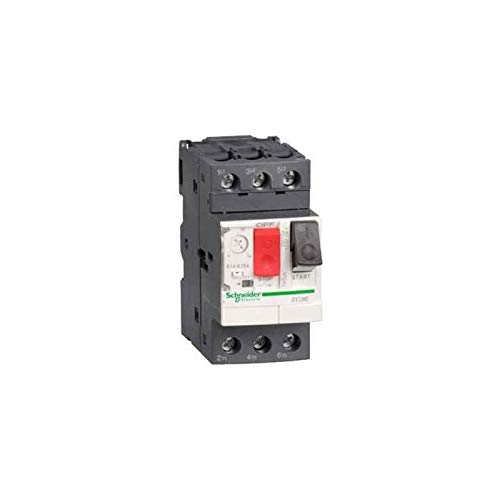 Disjuntor Schneider Electric GV2ME06 | Azul, Vermelho Schneider Electric - Painéis de disjuntores - disjuntor, schneider electric, gv2me06, azul, vermelho