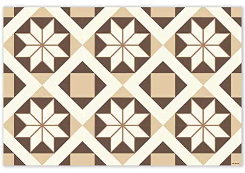 Tapete HOME & LIVING Mubisi (Castanho - 140 x 210 cm - Vinil) home & living - Tapetes - castanho, 140x210 cm, vinil