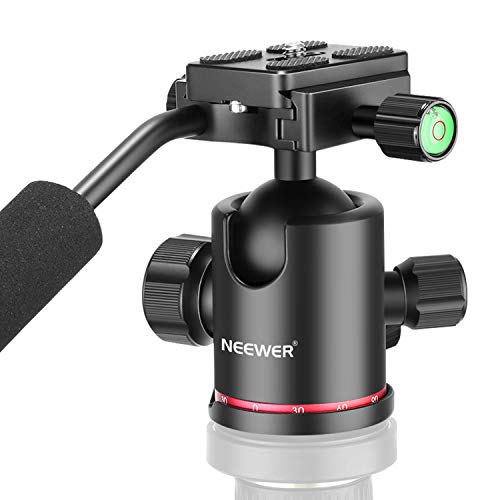 Cabeça de Tripé NEEWER 1/4 Pulgadas (8 kg) Neewer - Cabeças de tripé e monopé - cabeça tripé, neeower, 1/4 pulgadas, 8 kg, dslr