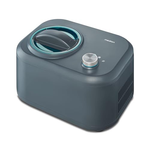 Máquina de Gelados MEDION MD 10169 (Azul) MEDION - Máquinas de fazer gelados - 1 l, 0,5 kg, misturador, fazer gelo, descongelação