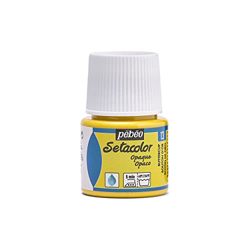 Tinta para Tecido PEBEO Setacolor 045-Yellow Gold PEBEO - Tinta, tinta de arte e esmalte - tinta para tecido, pebeo setacolor 045-yellow gold, secagem rápida, resistência à luz, cores modernas, poder de cobertura