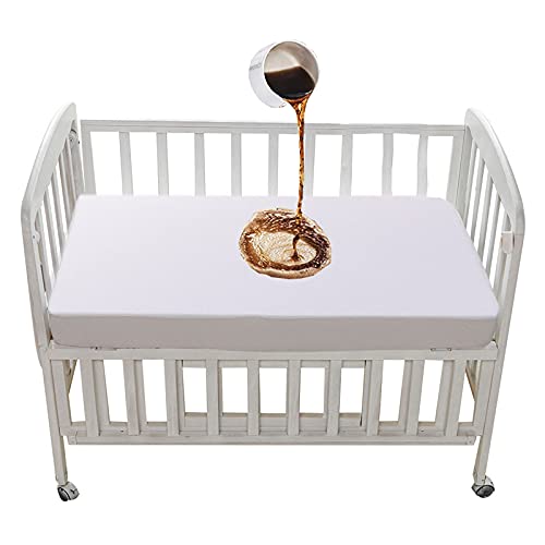 Protetor de Colchão Impermeável para Berço 85 X 50 Cm SÁBANA BAJERA Ajustável para Berço Easy2outlet - Roupa de cama - impermeável, berço, 85x50 cm