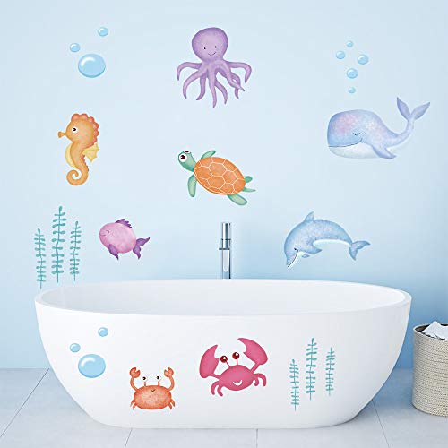 Autocolantes Decorativos Ufengke 5X60Cm Under The Sea FangKuai - Papel de parede - vinil, removível, decorativos, 5x60cm