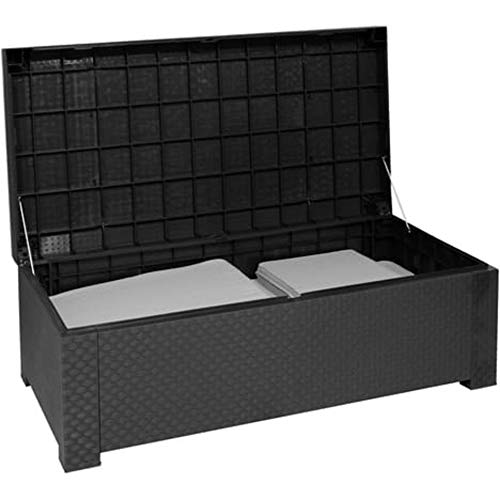 Depósito de arrumação VENTE UNIQUE SOPHIE II (Plástico - Preto - 117x63x43cm) SP BERNER - Caixas de armazenamento externas - plástico, preto, 117x63x43cm