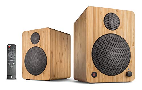 Coluna Bluetooth CUBEMASTER Cube Mini Neo Bamboo (Castanho - 2x6W) Wavemaster - Alto-falantes - bluetooth, 2x6W, usb, neo bamboo