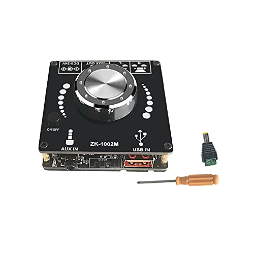 Amplificador de Áudio FAZI 100W+100W Bluetooth 5.0 Fasizi - Amplificadores de áudio - 100W, bluetooth 5.0, entrada USB, canais estéreo