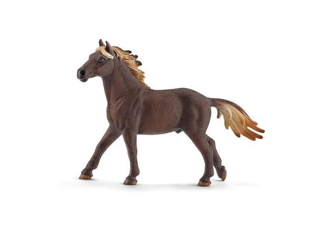 Figura SCHLEICH Cavalo Mustang Castanho (Idade Mínima Recomendada: 3 anos) Schleich - Bonecos de ação e brinquedo - cavalo, Mustang, castanho, pvc, schleich