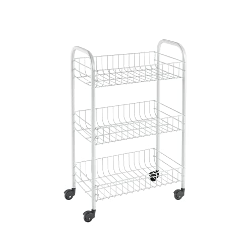 Carrinho de Cozinha METALTEX Siena (43 x 24 x 64.5 cm) Metaltex - Carrinhos de cozinha e jantar - carrinho, cozinha, metal, 43x24x64.5cm
