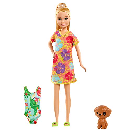BARBIE e a sua Mala de Viagem (Idade Mínima Recomendada: 3 anos) Barbie - Brinquedos - viagem, casaco, acessórios, mala azul