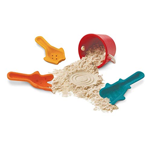 Areia de Brincar PLANTOYS 5803 (Idade Mínima Recomendada: 1 ano) PLAN TOYS - Brinquedos - areia, brincar, plástico, balde, escova