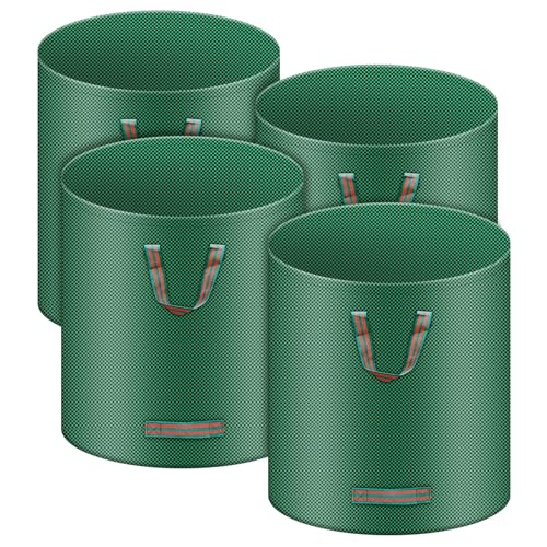 Sacos de Lixo para Jardim 4X272L com Assento Gowkeey - Sacolas de lixo - 272 litros, 4 unidades, assento