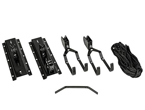 Suporte de Teto para Bicicletas EUFAB 16411 EUFAB - Suportes e armazenamento para bicicletas - aço, preto, 20 kg