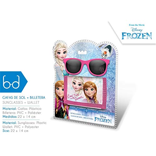 Óculos de sol DISNEY Frozen (Tamanho Único) Disney - Carteiras e clips de dinheiro - óculos de sol, disney frozen, tamanho único, conjunto, bolsa