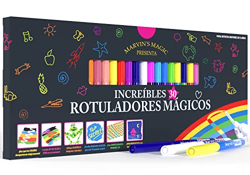 Conjunto de Canetas MARVIN'S MAGIC Conjunto de 30 canetas mágicas Marvin's Magic - Magia e novidades - conjunto, canetas, mágicas, marvin's magic, 30%
