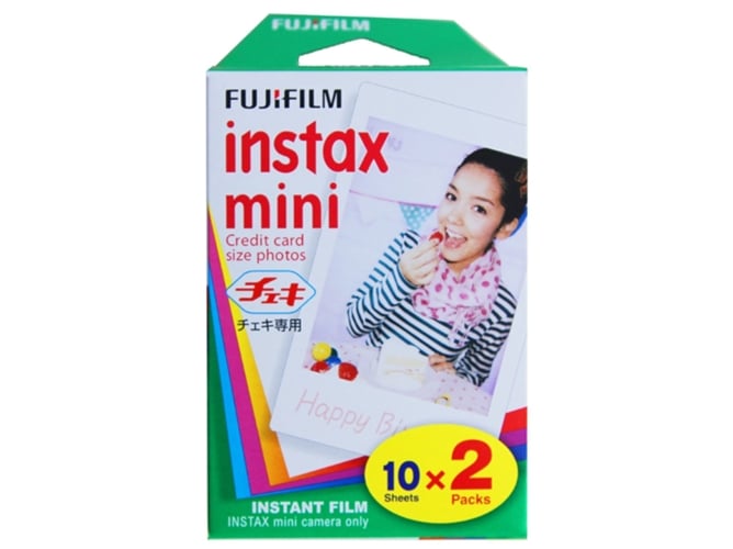 Recargas para Máquina Fotográfica FUJIFILM Colorfilm Instax Mini (20 Folhas) Fujifilm - Filme de câmera - recargas, fujifilm, colorfilm, instax mini, 20 folhas