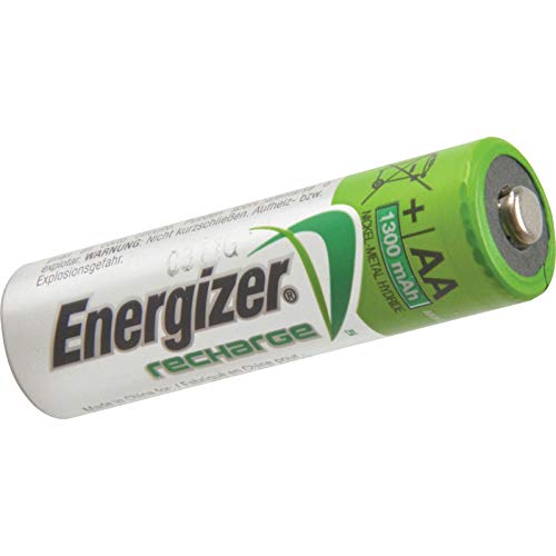 Pilha Recarregável Energizer Hr06 1300Mah 4 Unidades Energizer - Baterias de uso geral - 1300mAh, nimh, recarregável, universal