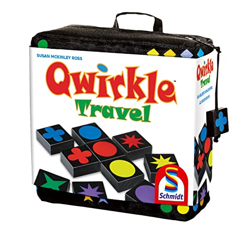 Jogo de Tabuleiro SCHMIDT SPIELE Qwirkle (Idade Mínima Recomendada: 8 anos) Schmidt Spiele - Brinquedos - 8 anos, 2 jogadores, 45 min, preto/vermelho/branco