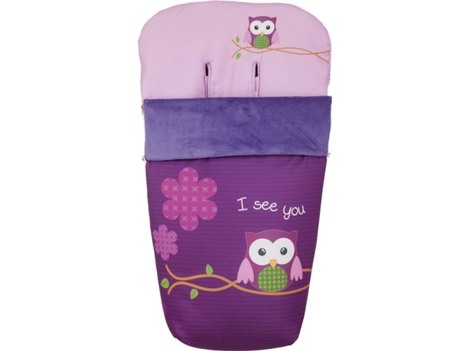 Forra para Carrinho de Passeio BABYLINE Buho Roxo Babyline - Forros e sacos de transporte para bebês - forra, carrinho, passeio, babyline, buho roxo