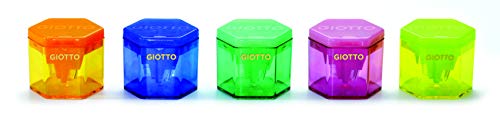 Apontador Manual FILA 8000825023002 verde Giotto - Afia-lápis - verde, azul, ergonômico, plástico
