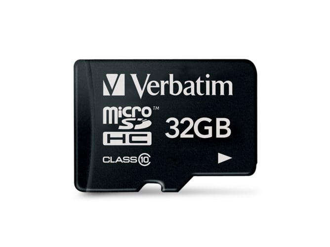 Cartão de Memória VERBATIM Premium (MicroSDHC - 32 GB - 100 MB/s) Verbatim - Cartões de memória flash - 32 GB, MicroSDHC, 100 MB/s, Classe 10