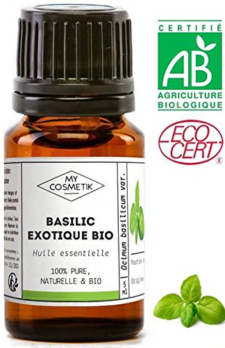 Óleo Essencial MY COSMETIK Essential Oil Of Exotic Basil (10 ml) MY COSMETIK - Óleo fragrante - basilico, essência natural, 10 ml