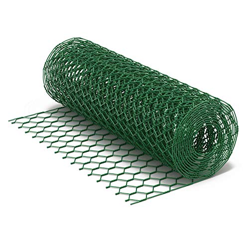 Rede Quadrada de Aço Galvanizado 25X25Mm 10Mt Altura 120Cm Verde WilTec - Móveis de exterior - aço galvanizado, 25x25mm, altura 120cm