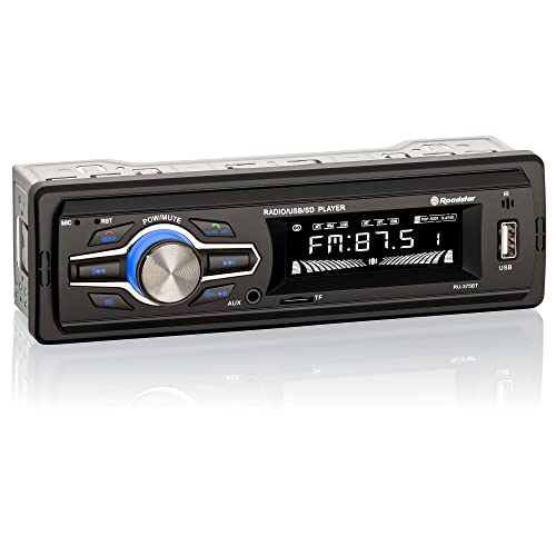 Rádio Auto ROADSTAR RU-375BT (Bluetooth - Preto) Roadstar - Áudio - bluetooth, despertador, rádio FM, display LCD, preto