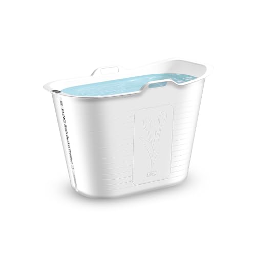 Banheira FLINQ Premium Branco (Plástico - 100 x 60 x 40 cm) FLINQ - Móveis para bebês e crianças pequenas - banheira, plástico, 100x60x40 cm