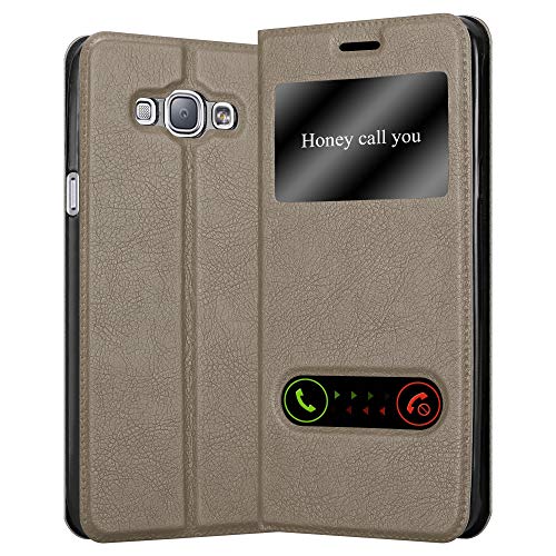 Capa para Samsung Galaxy A8 2015 CADORABO Castanho CADORABO - Capas para telemóveis - samsung galaxy a8 2015, castanho, capa