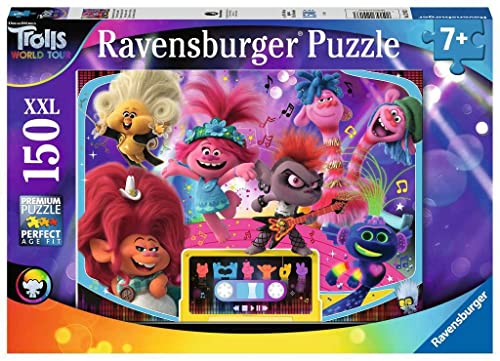 Puzzle RAVENSBURGER Trolls 2 150 Peças Desenhos Animados Ravensburger - Quebra-cabeças - 150 peças, cartão, desenhos animados, trolls