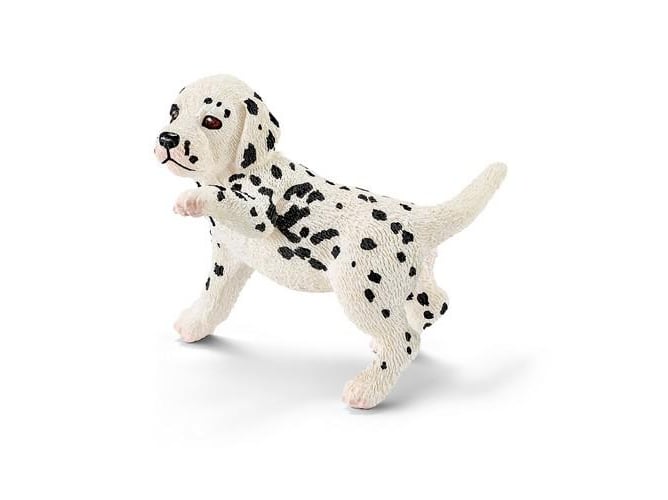 Figura de Brincar Schleich Farm World Dalmatian Dog Puppy (Idade Mínima Recomendada: 3 anos) Schleich - Bonecos de ação e brinquedo - figura, brincar, plástico, interiores, exteriores