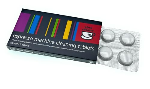 Pastilhas Limpeza de Café Italiana CINO CLEANO 10 Unidades Cino Cleano - Peças de reposição para cafeteiras e máquinas de espresso - limpeza, segura, completa, 10 unidades