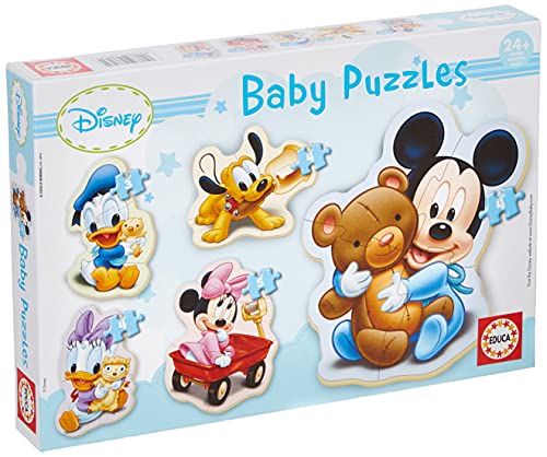 Puzzle MICKEY BABY 5 Puzzles (Idade Mínima: 1 Ano - 50 Peças) EDUCA - Quebra-cabeças - mickey, baby, 5 puzzles, idade mínima 1 ano, 50 peças