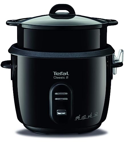 Panela de Cozer Eléctrica TEFAL RK1038 (Preto - 18 L) Tefal - Panelas de arroz - 1,8 L, preto, plástico, 700 W