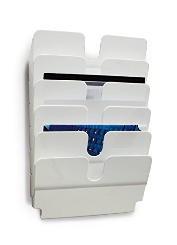 Porta-Revistas DURABLE Flexiplus 6 A4 Horizontal Durable - Suportes para revistas - 6 a4, horizontal, plástico, branco