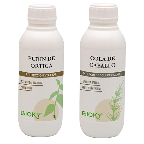 Suplemento Alimentar PURIN DE ORTIGA Purin De Ortiga 1L + Extracto De Cola De Caballo Para Plantas 1L Bioky - Adubos - purin, ortiga, clorose ferrosa, extracto de cola