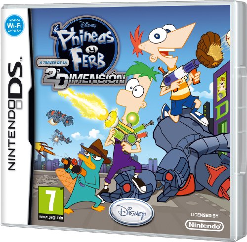 Jogo Eletrónico PHINEAS & FERB: Across The 2nd Dimension (Nintendo DS) Nintendo - Software de jogos de vídeo - nintendo ds, phineas & ferb, across the 2nd dimension, aventuras, agent p