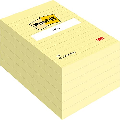 Bloco de Notas Autocolantes Post-it Amarelo 3M - Notas autoadesivas - autocolantes, anotacao, FSC, recursos sosteniveis