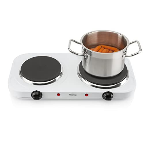 Placa de Cozedura Elétrica TRISTAR KP-6245 Tristar - Eletrodomésticos de cozinha - 2500 W, branco, antideslizante