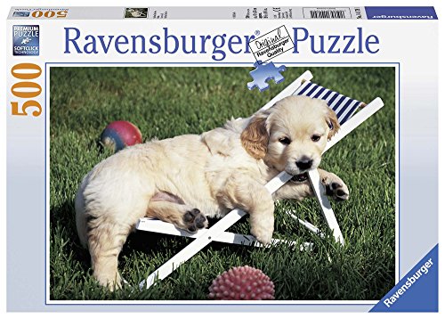 Puzzle 2D RAVENSBURGER Cachorro (Idade mínima: 9) Ravensburger - Quebra-cabeças de encaixar - 2d, 9 anos, soft-click, alta qualidade
