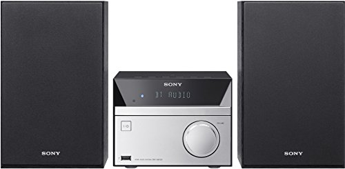 Sistema de Áudio SONY CMT-SBT20 (Preto - 12 W) Sony - Áudio - 12 w, bluetooth, auxiliar 3.5mm, leitor cd
