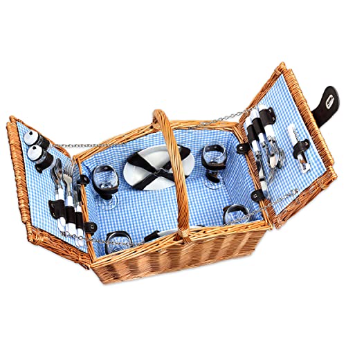 Cesto PICNIC SCHRAMM (Verde - 36x26x10 cm) Schramm - Móveis de exterior - verde, 36x26x10 cm