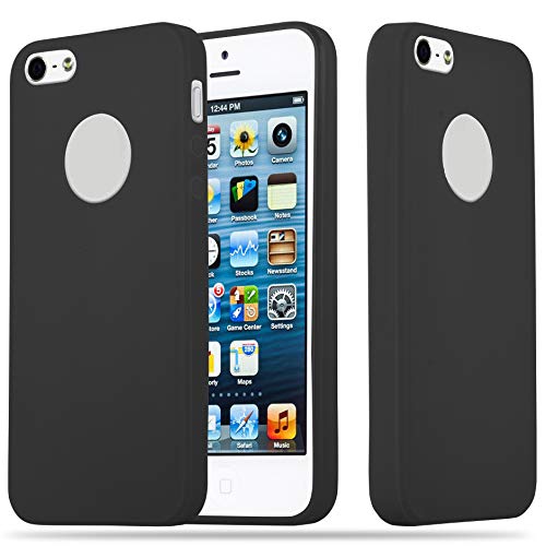 Capa para iPhone 5, 5s, SE CADORABO Preto CADORABO - Capas para telemóveis - iPhone 5, iPhone 5s, iPhone SE, preto