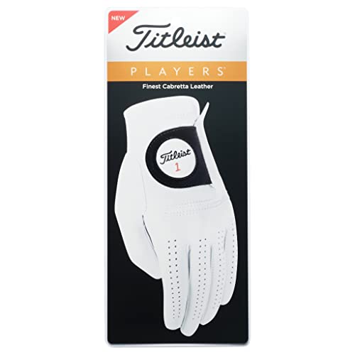 Luvas de Golfeo TITLEIST Players (Tamanho: M) ACUSHNET - Roupa - couro, resistência a água, transpirabilidade, ajuste